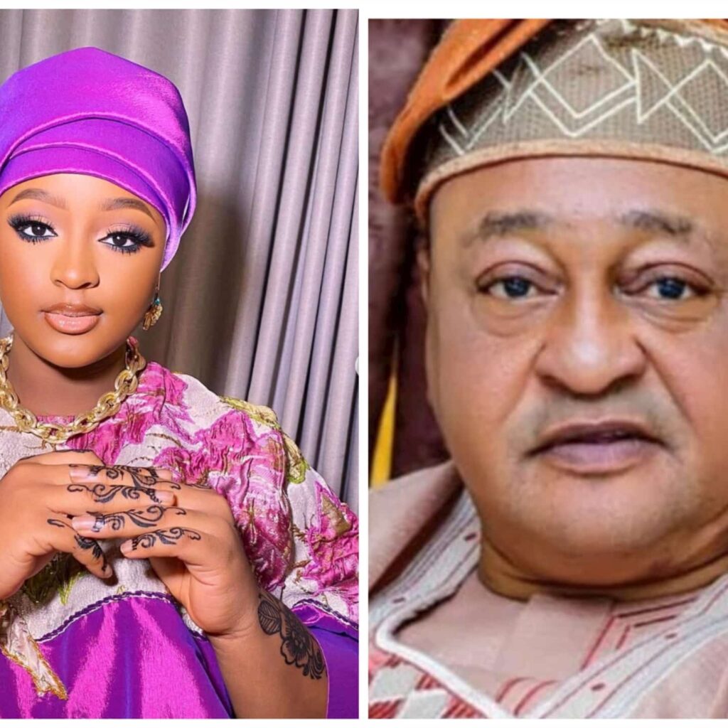 Jide Kosoko and Daughter