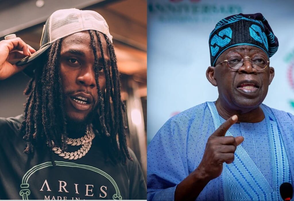 Burna Boy and Tinubu