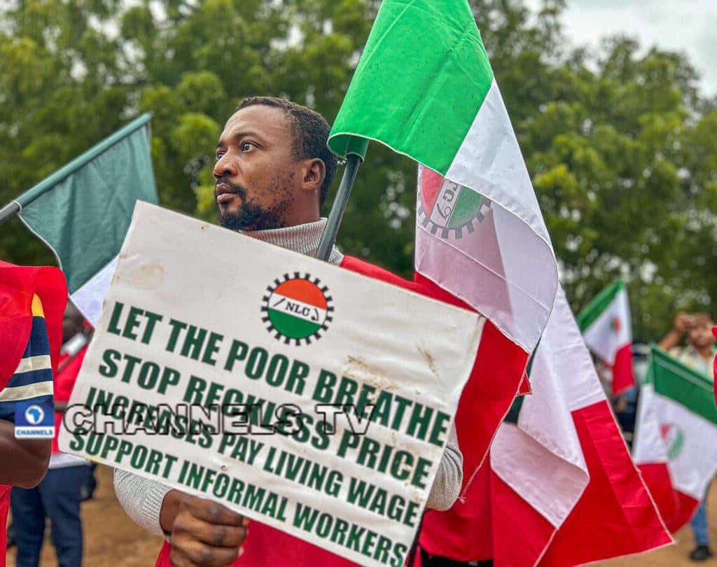 Let The Poor Breathe: NLC Abuja, Kano, Ogun, Plateau Begins Protest - [Videos]