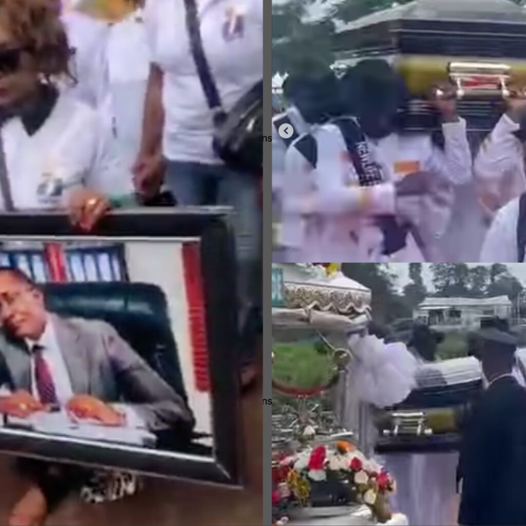 Nollywood Veterans Present As Remains Of Saint Obi Is Buried (Video)