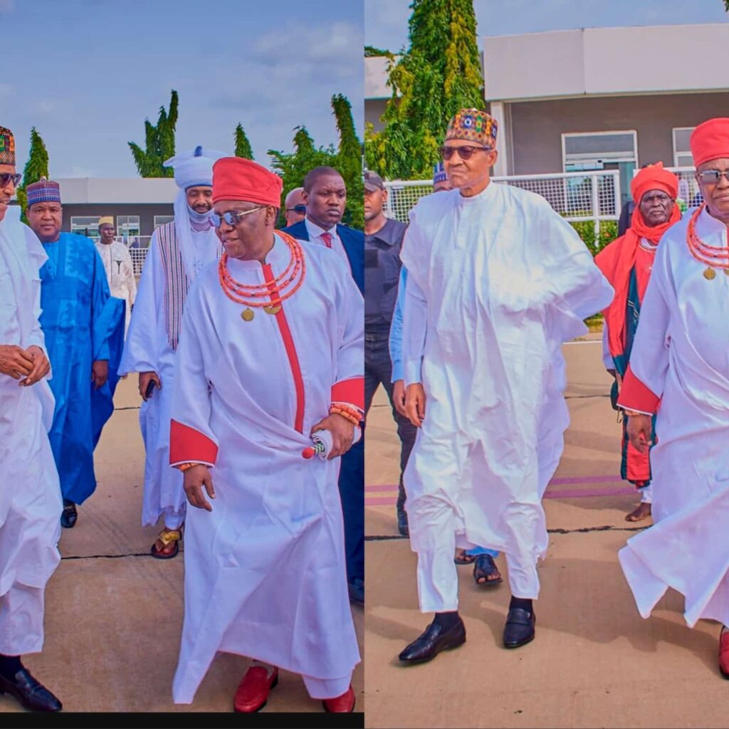 Oba of Benin, Ewuare ll Storms Daura To Visit Buhari (Photos)