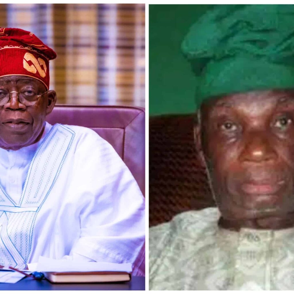 Bola Tinubu and Pa Taiwo Akinkunmi