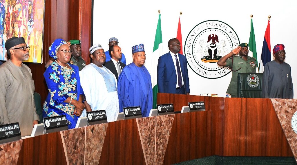 President Tinubu Presides Over Inaugural FEC Meeting (Photos)