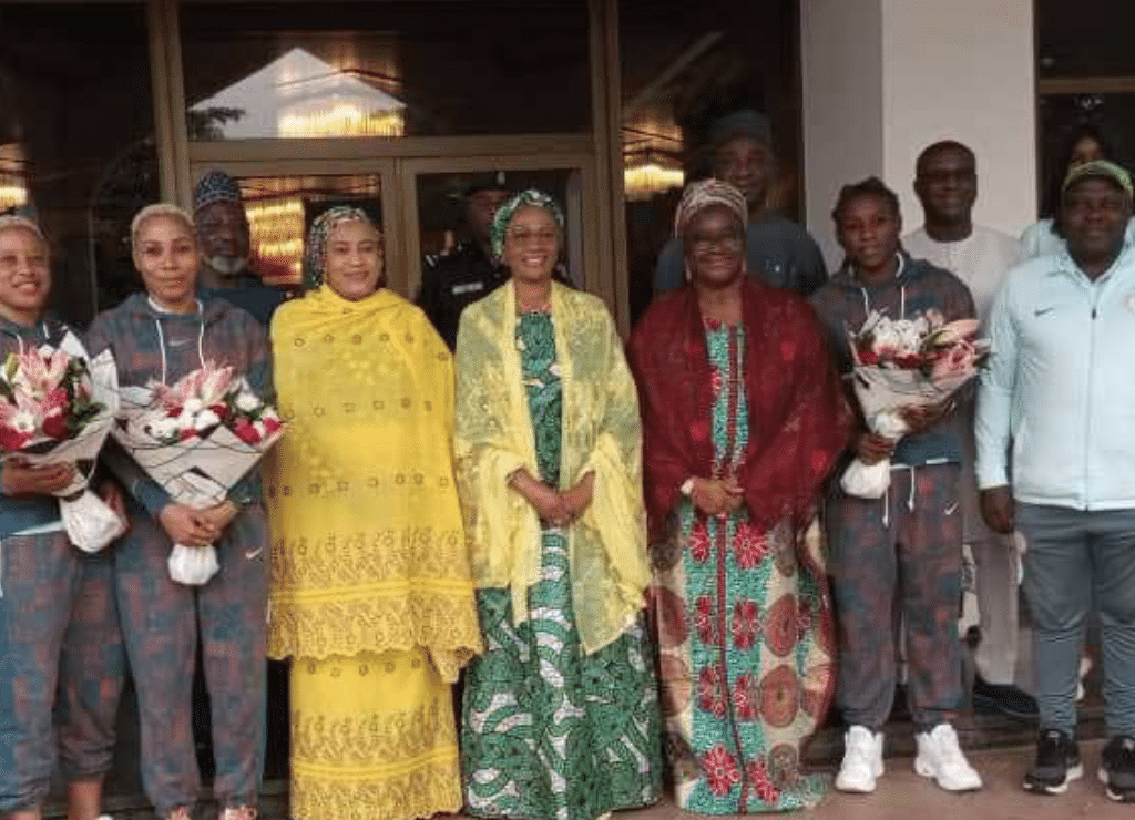 What Nigeria's First Lady Told Super Falcons In Aso Rock