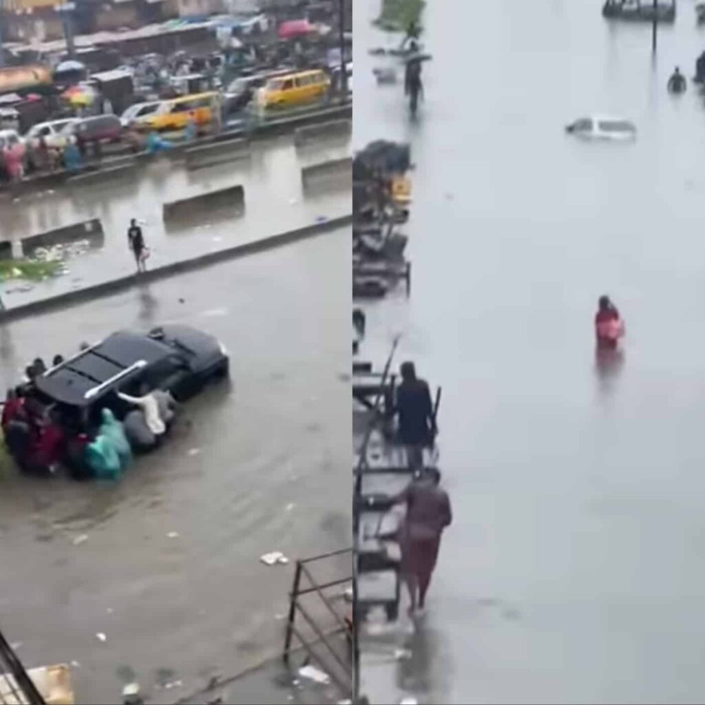 Many Stranded As Flood Takes Over Lagos