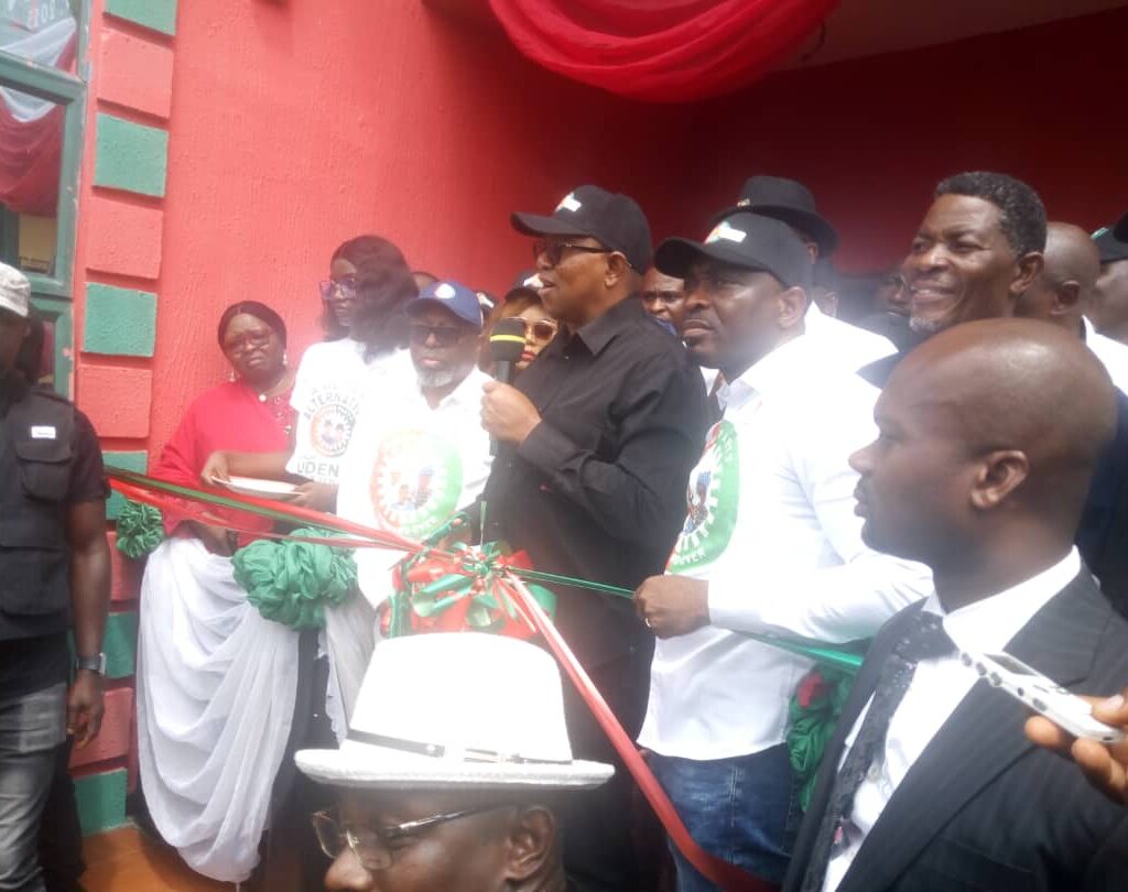 Peter Obi Commissions LP Governorship Candidate’s Campaign Office In Bayelsa