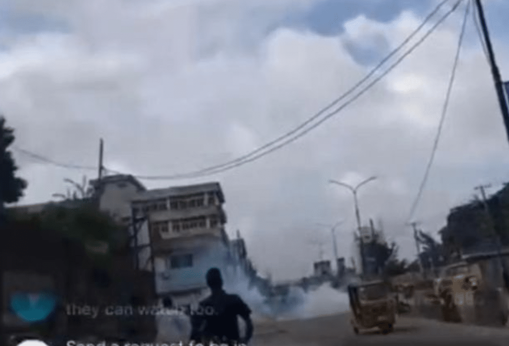 Police Fire Teargas At Protesting Unilag Students