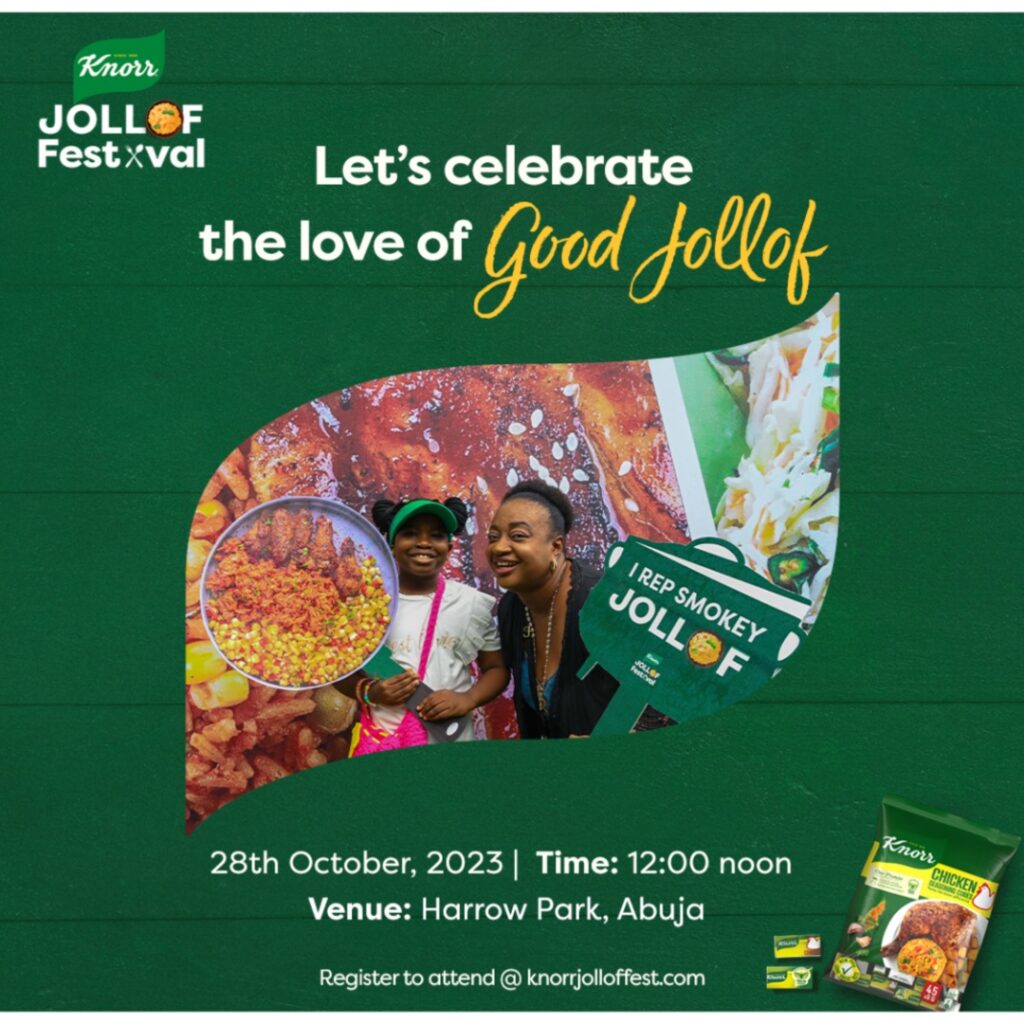 Abuja, are you hungry for fun? Knorr Jollof Fest is coming your way