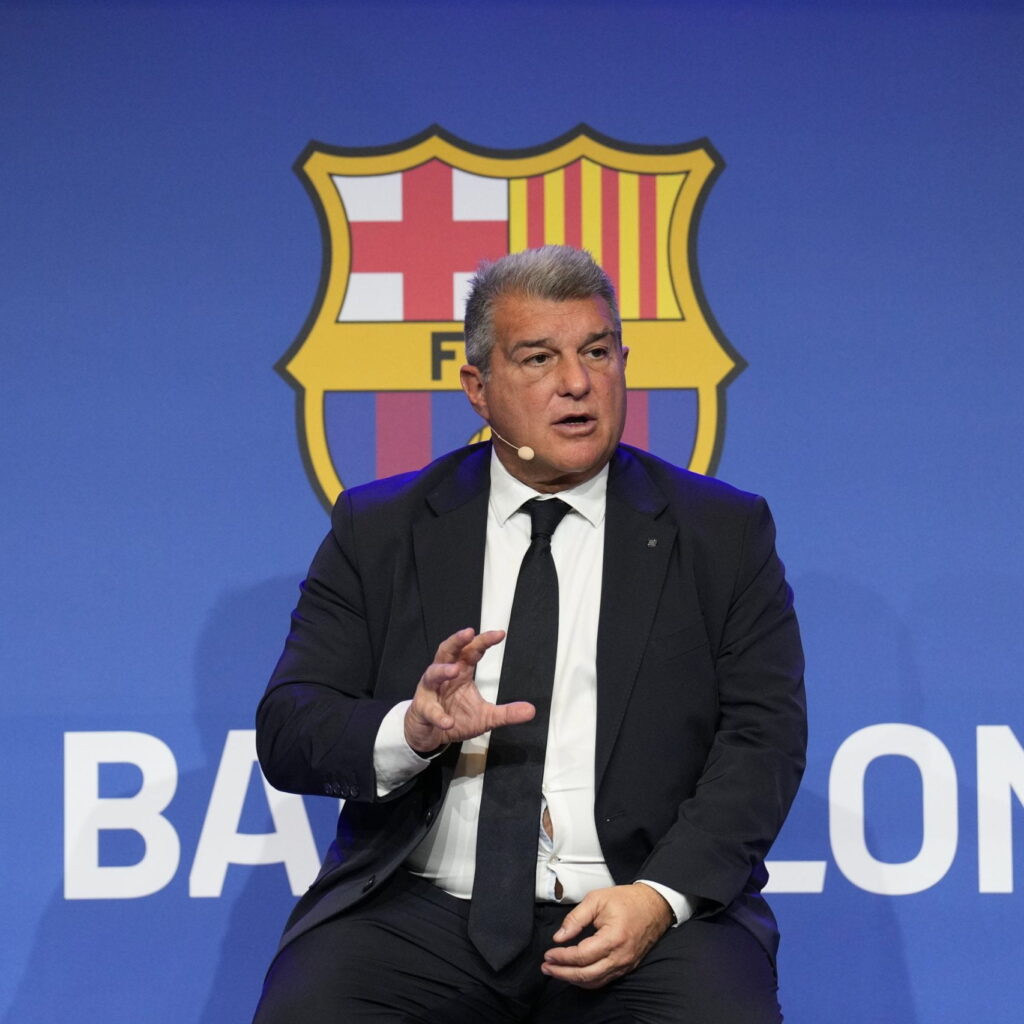 Barcelona president, Laporta charged with bribery in referee payments