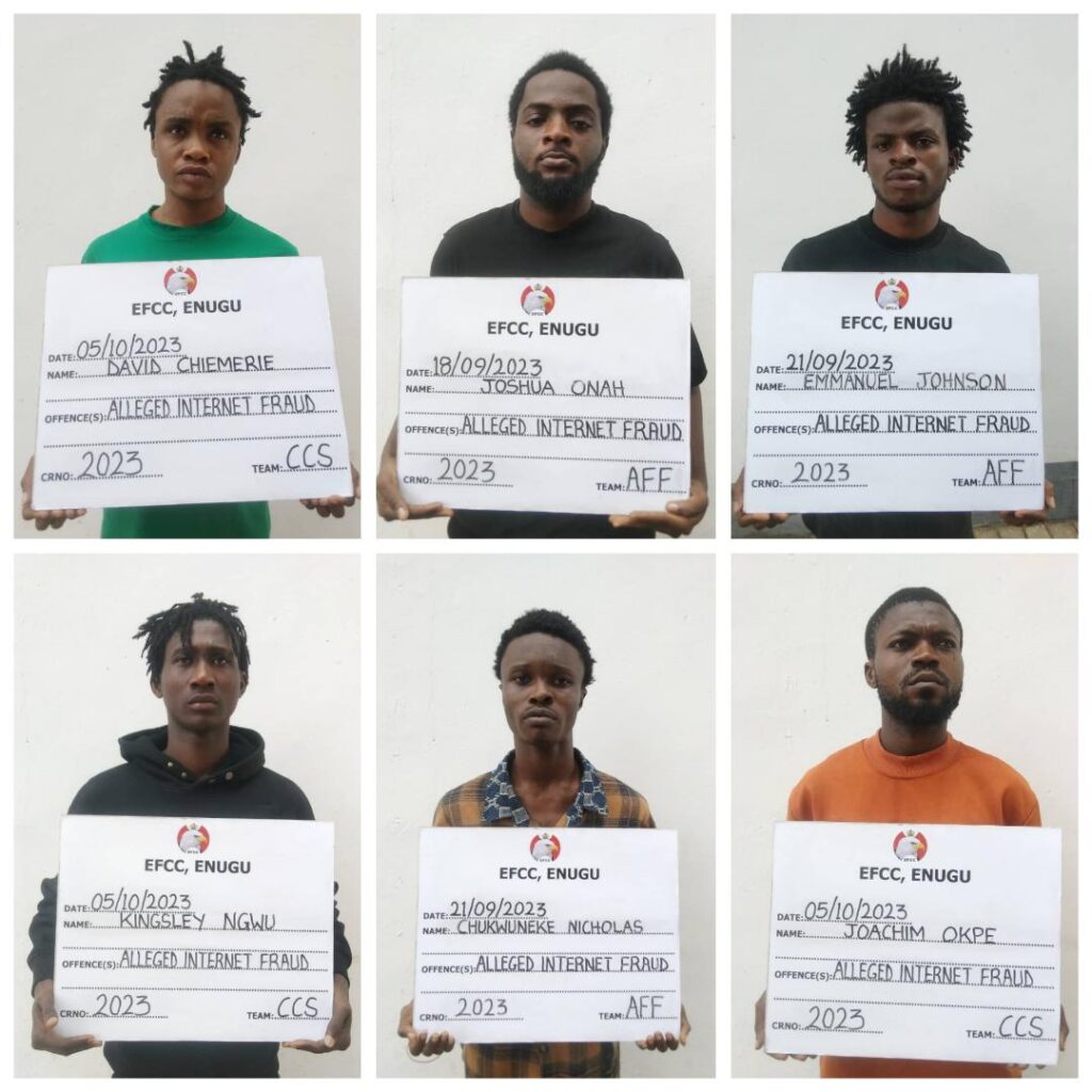 Court jails 25 internet fraudsters in Anambra [PHOTOS]