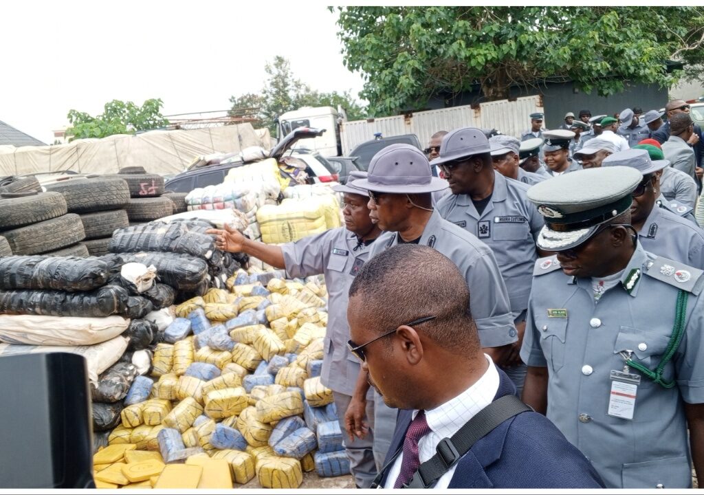 Customs CG storms Ogun as Command seizes rice, weeds, used tyres, others