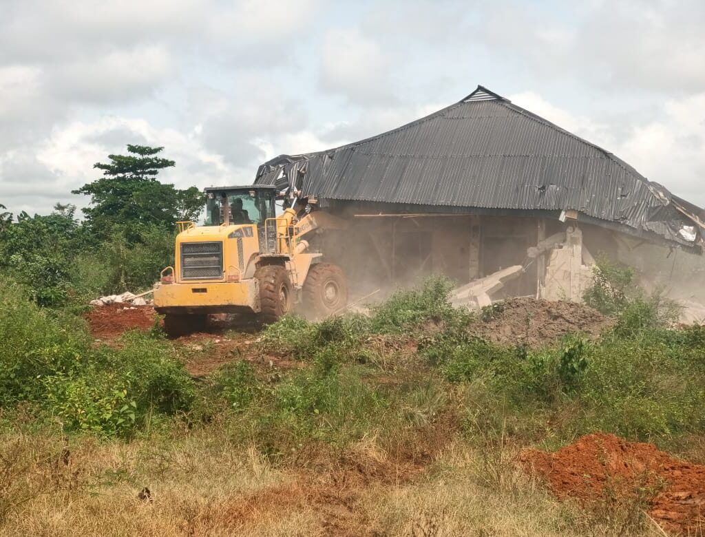 Govt demolishes buildings in Ogun [PHOTOS]