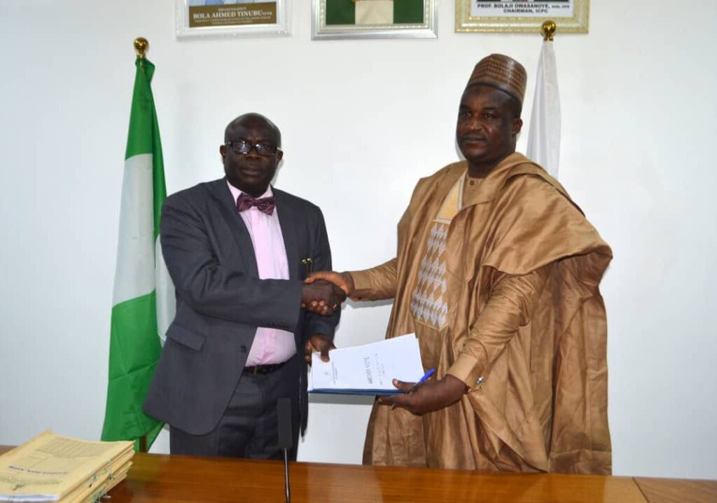 Newly appointed ICPC Secretary, Oparaodu resumes office