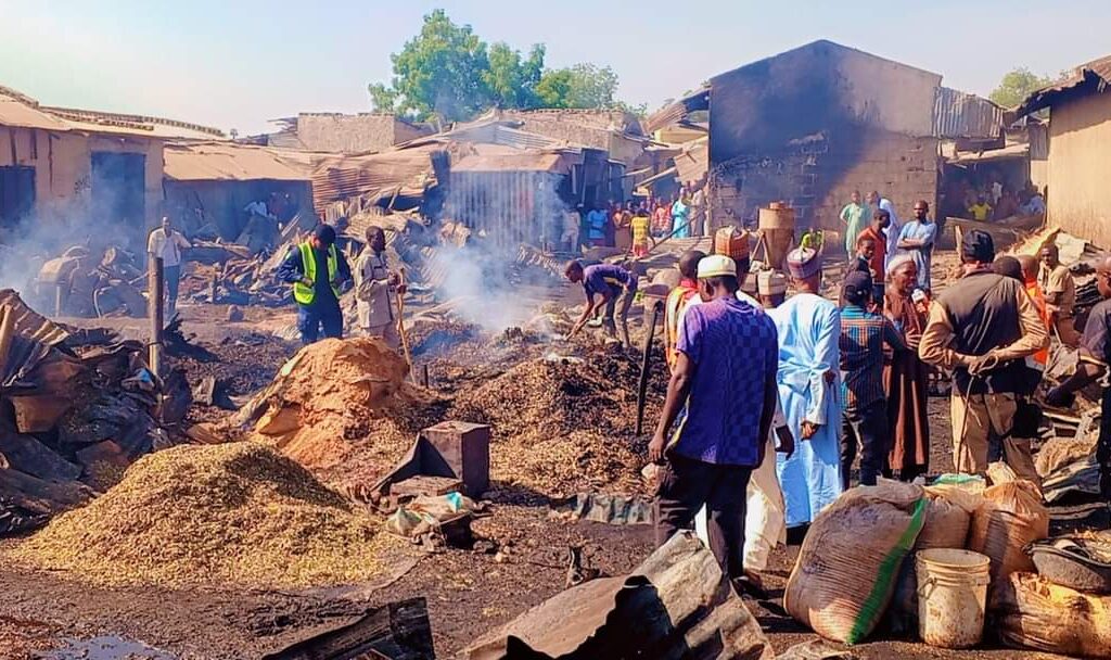 Borno: Fire guts Gamboru market, shops, property worth millions destroyed