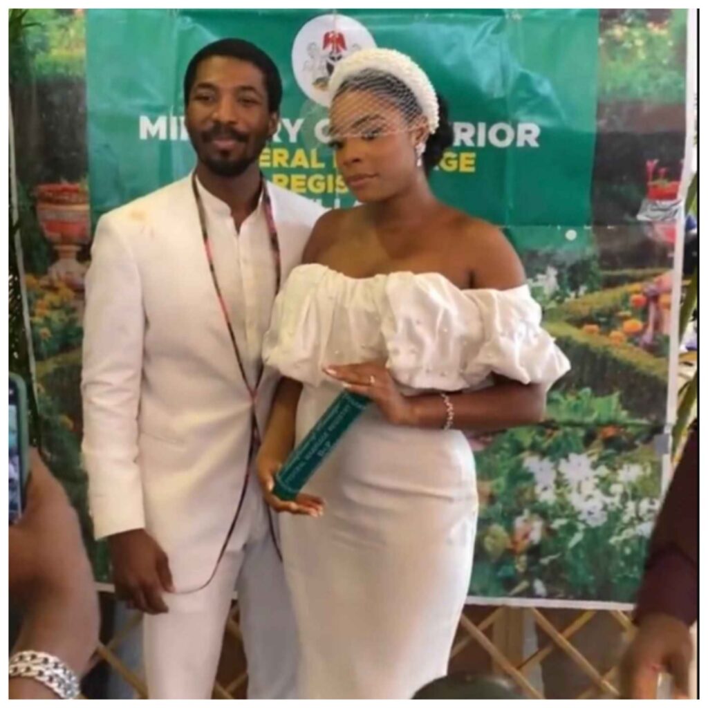 Fela's grandson, Made Kuti wed lover Inedoye [Video]