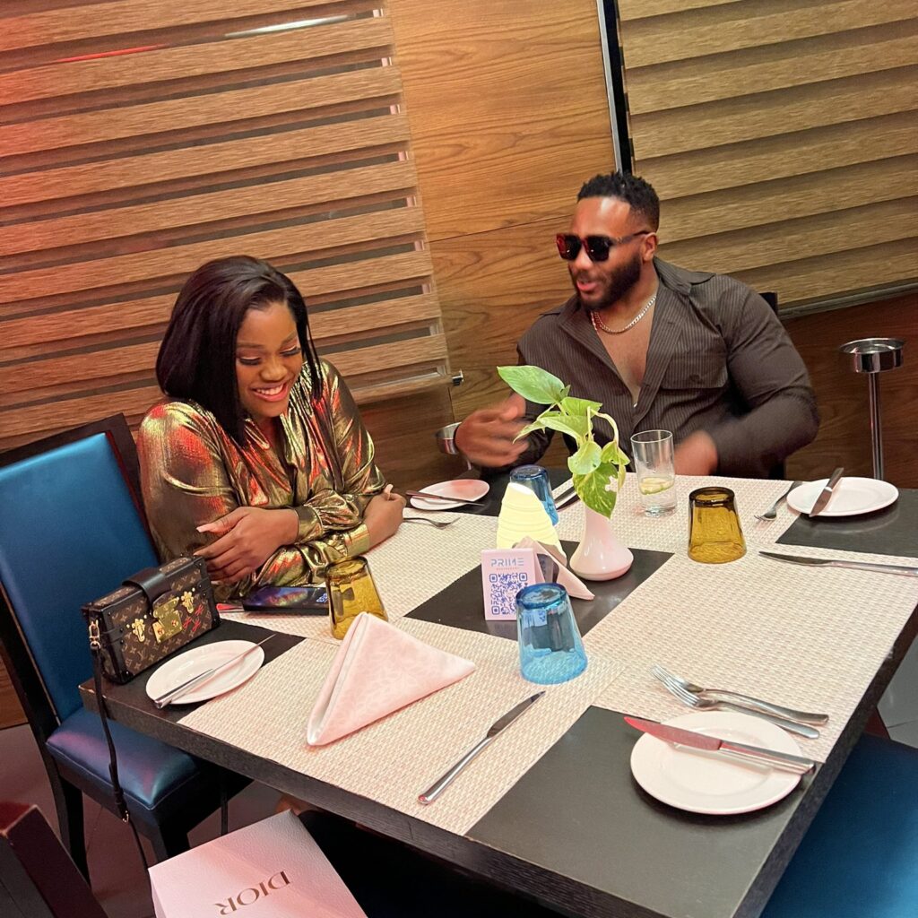 Having dinner with my wife - Kiddwaya sparks dating rumours with CeeC