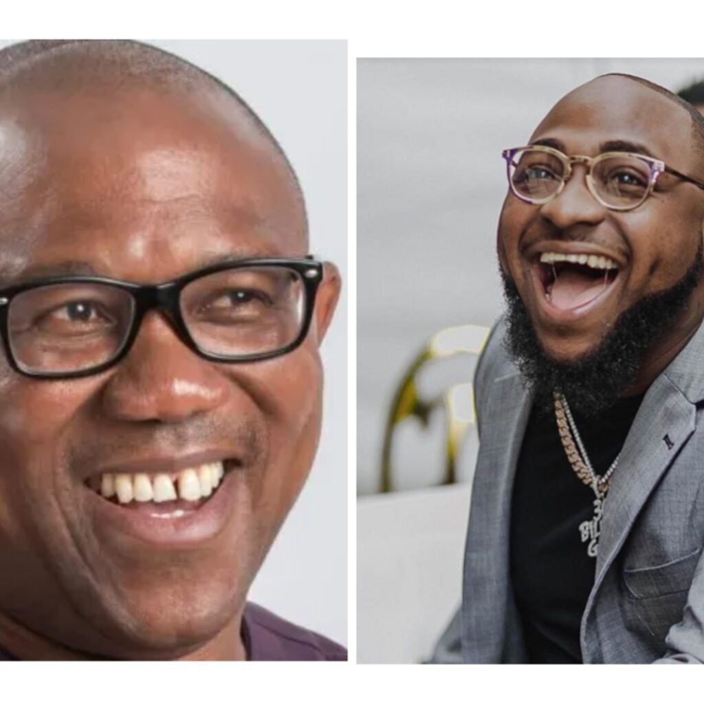 'You've helped many talents grow' - Peter Obi hails Davido