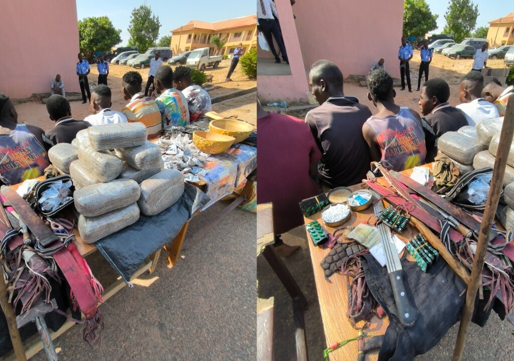 Police parade 17 crime suspects in Gombe, recover arms, hard drugs