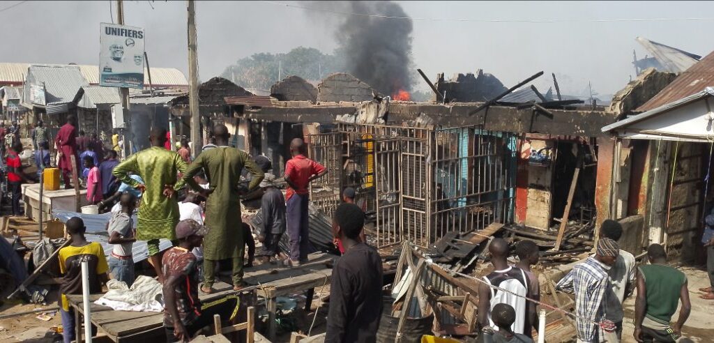 Shop owners in debt as fire destroys goods in Jalingo