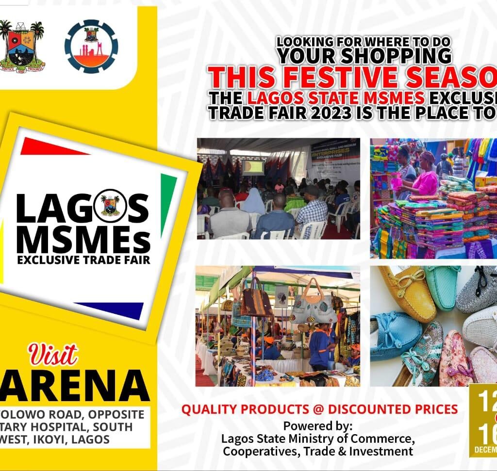 Yuletide shopping extravaganza: Lagos MSMEs Trade Fair 2023 kicks off