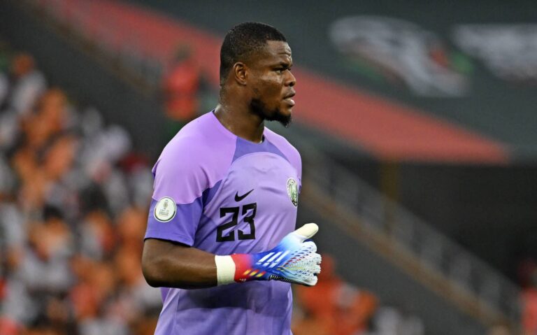 AFCON 2023: Nigeria goalkeeper Nwabali gives injury update ahead of Angola clash