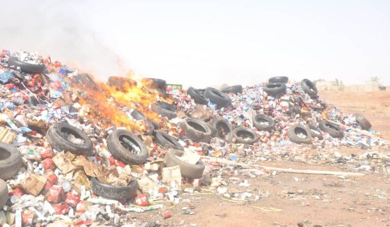 Customs destroys illicit items in Sokoto