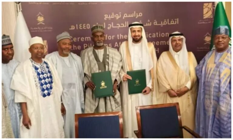 Nigeria signs MoU with Saudi Arabia on 2024 Hajj