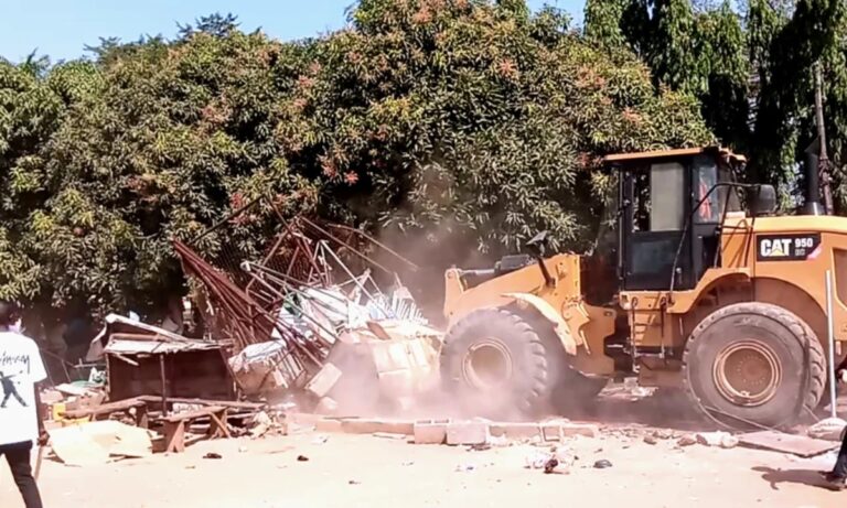 Shops, eateries, illegal structures in taxi ranks demolished in Abuja