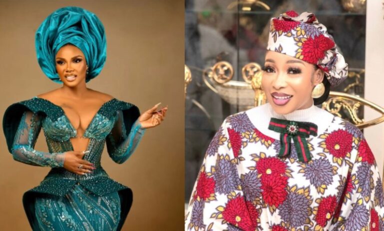 'You saw me and hid your face' - Iyabo Ojo mocks Lizzy Anjorin for flying economy class [VIDEO]