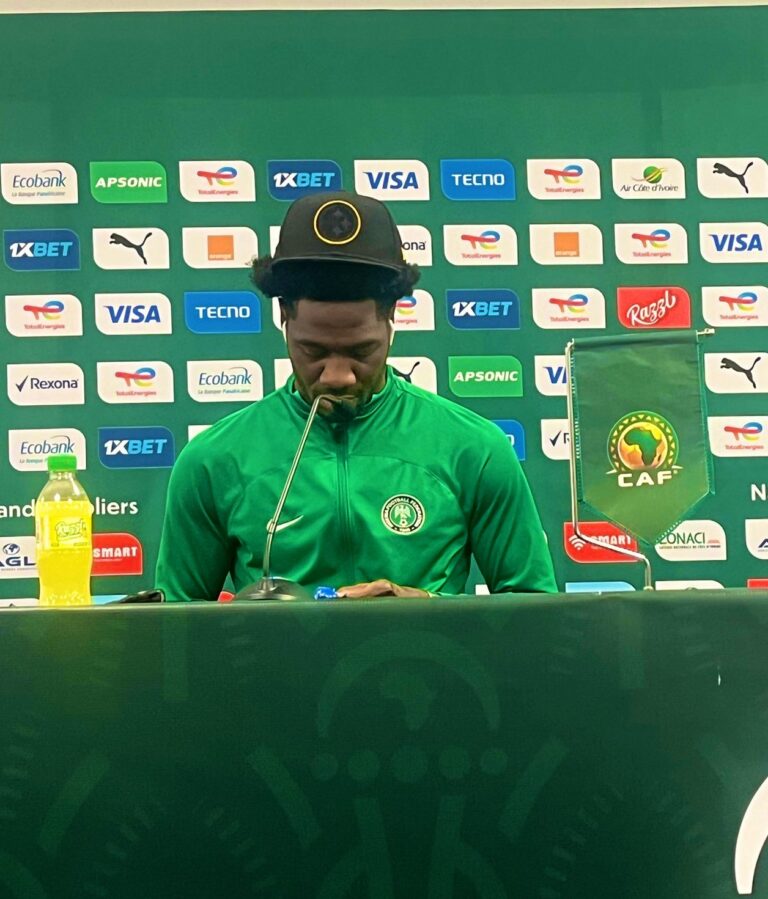 AFCON 2023: Aina eager to face South Africa, hails Peseiro's impact on Super Eagles