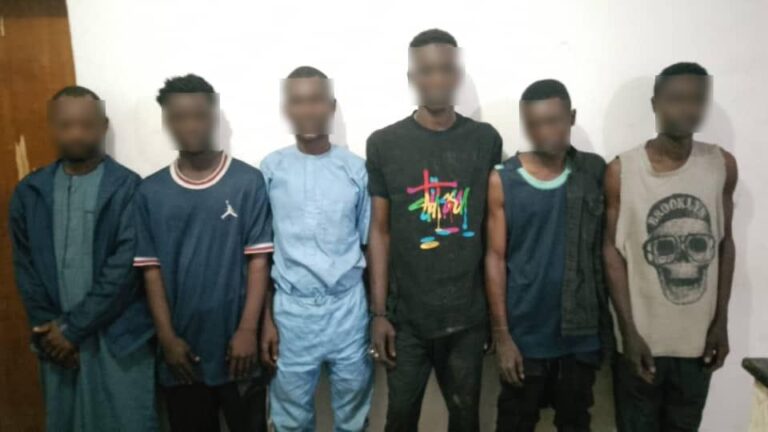 Police arrest six suspected armed robbers, recover weapons in FCT