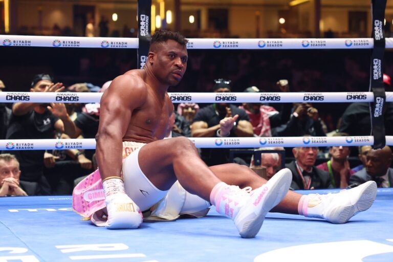 Bad day in office - Ngannou apologizes for defeat to Anthony Joshua