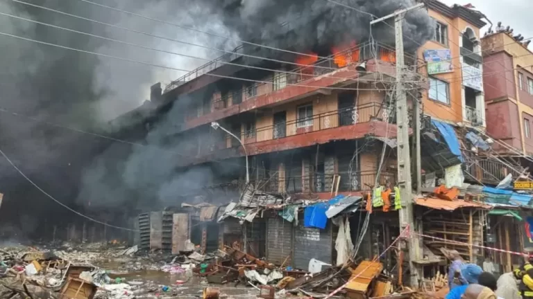 One dead, 8 injured in Dosunmu Market fire – Lagos Govt