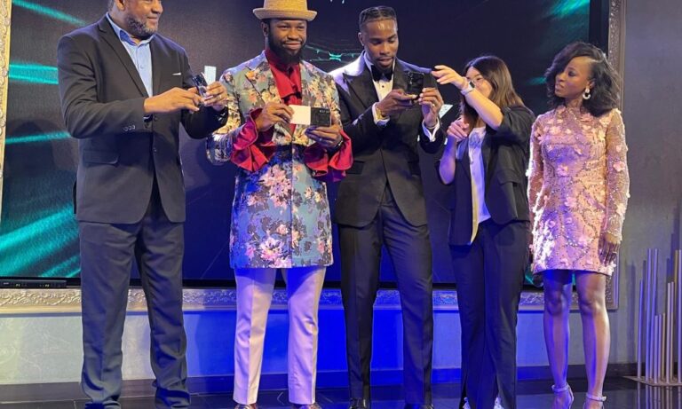 Stan Nze, Bisola, BBNaija's Neo, Other Nollywood Stars Launch Infinix Zero Flip Foldable Phone [Photos]