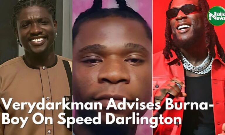 Drama Unfolds: VeryDarkMan Begs Burna Boy To Free Speed Darlington