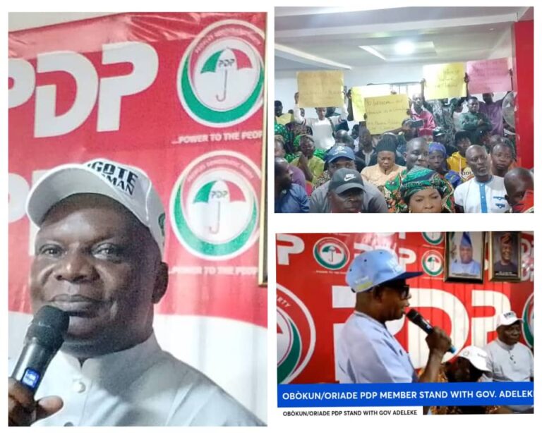 Ijesha North PDP Declares Unwavering Support for Governor Adeleke at Press Conference in Osogbo