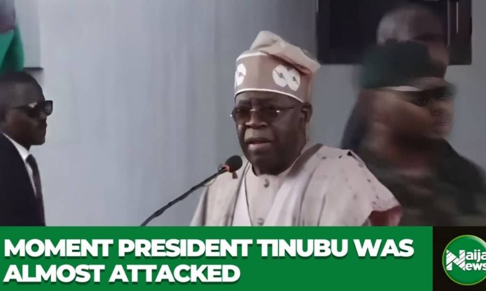 Just In: Tinubu Nearly Attacked In Kaduna [Video]