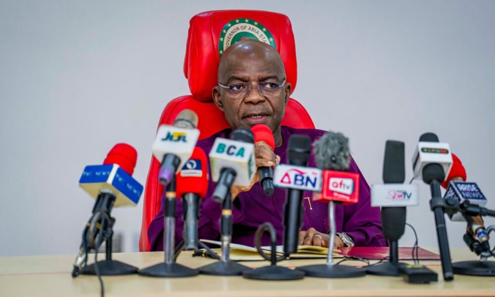 Traditional rulers back Otti's development programmes