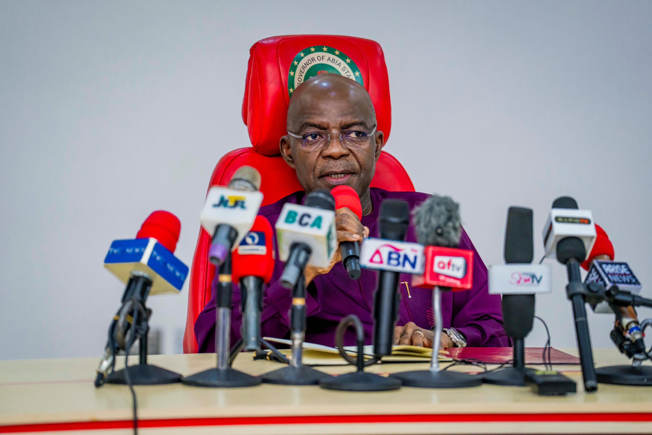 Traditional rulers back Otti's development programmes