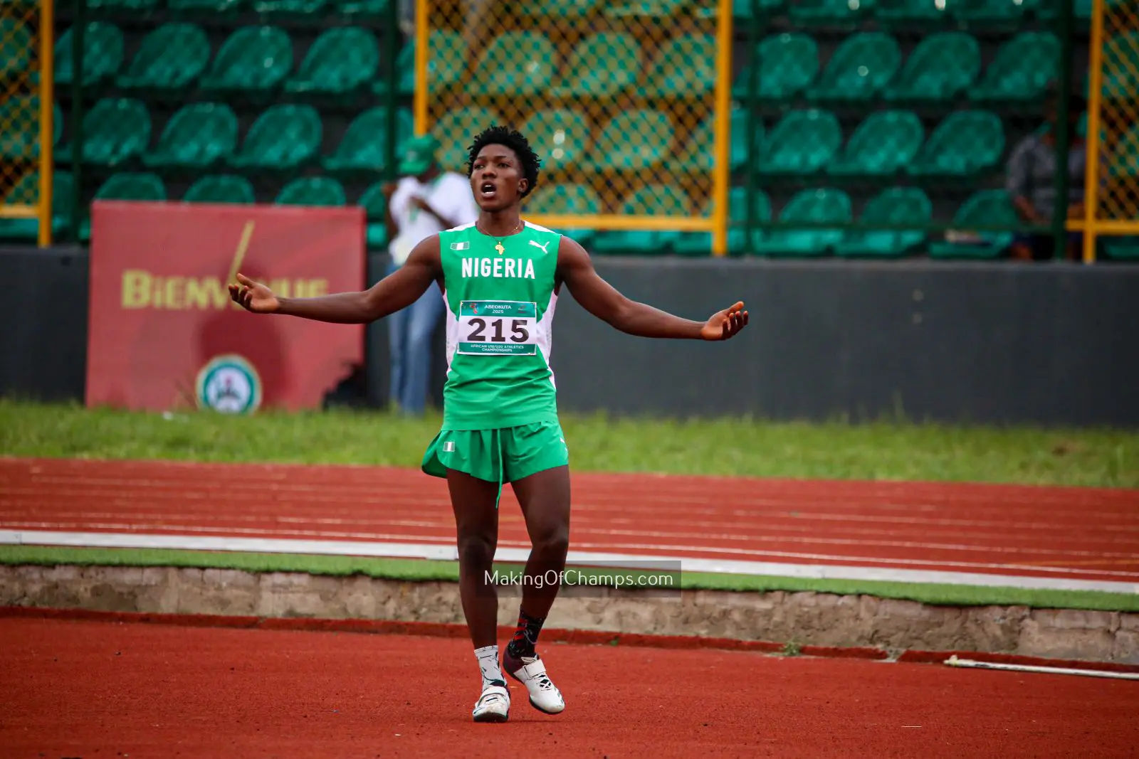 CAA U18/U20: Praise Ikweki wins Nigeria’s first medal in high jump