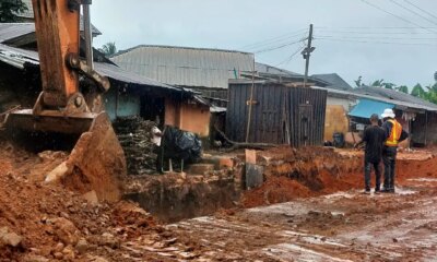 Imo Govt demolishes building allegedly used for drug trafficking, gun running