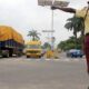 Man escapes death as container-laden truck crushes minivan in Lagos